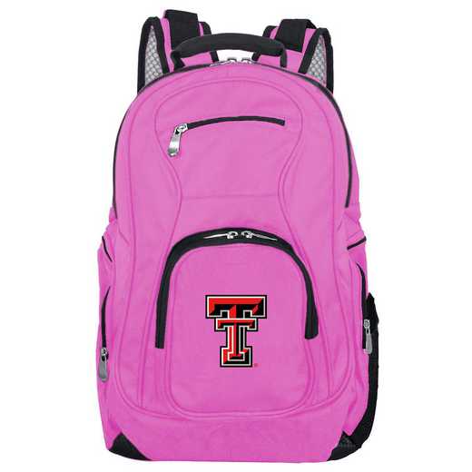 CLTTL704-PINK: NCAA Texas Tech Red Raiders Backpack Laptop